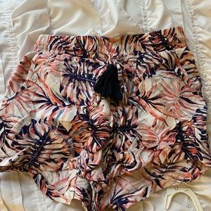 Printed Flowy Shorts